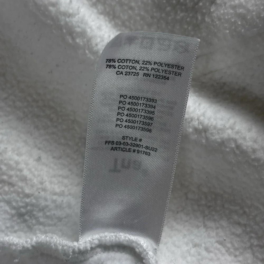 TNA COZY Fleece Perfect White Zip-Up Hoodie Size Medium Women's Heavy - Picture 8 of 10